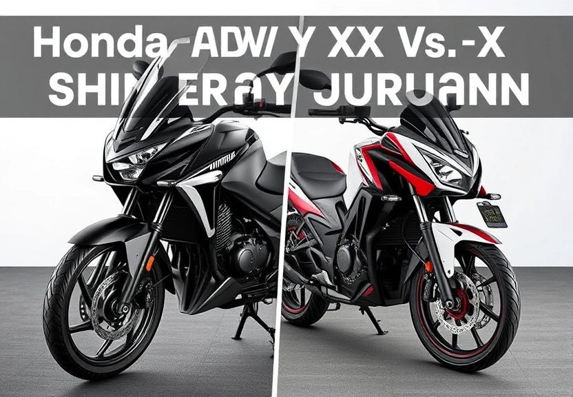 Representação visual de Honda ADV X vs. Shineray Urban: Discover Key Differences in Style and Tech
